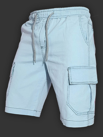 Calça Masculina - Cargo Sarja - preto