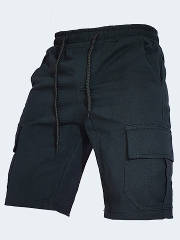 Calça Masculina - Cargo Sarja - preto
