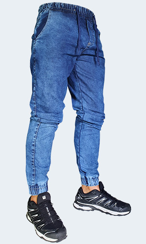 Calça Masculina - Jogger Sarja - gelo