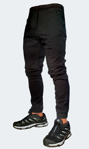 Calça Masculina - Jogger Sarja - Preto