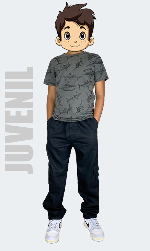 Calça Masculina - Cargo Sarja - Gelo Off